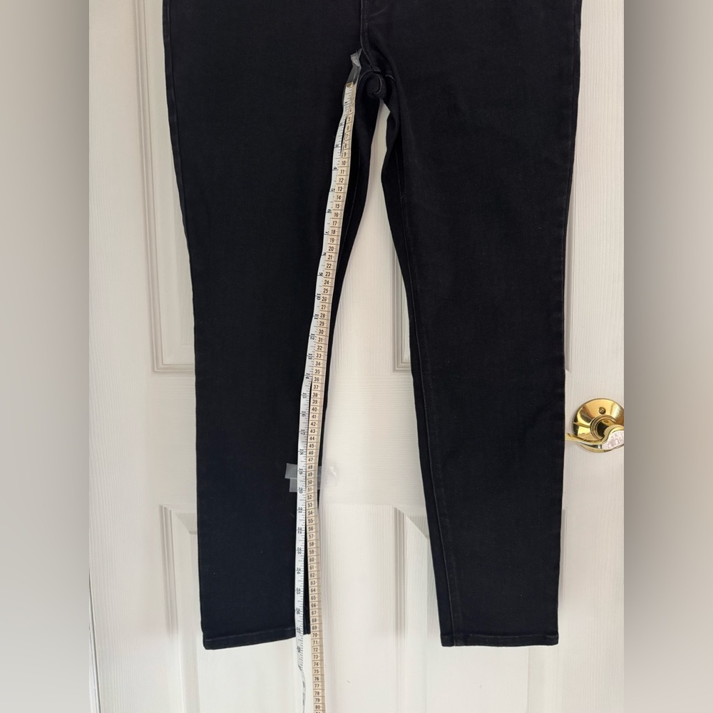 Old Navy Sz14 Black Mid-Rise Super Skinny Jeans - Picture 6 of 8